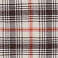 MALCOLM CRINCKLED BROWN CHECKED